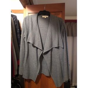 Pink Rose cardigan sweater size L